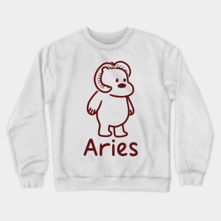 Aries Bear Cute 2 Crewneck Sweatshirt